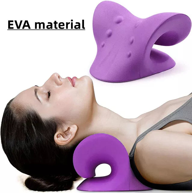 Cervical Traction Device Pillow for Pain Relief Cervical Spine Alignment