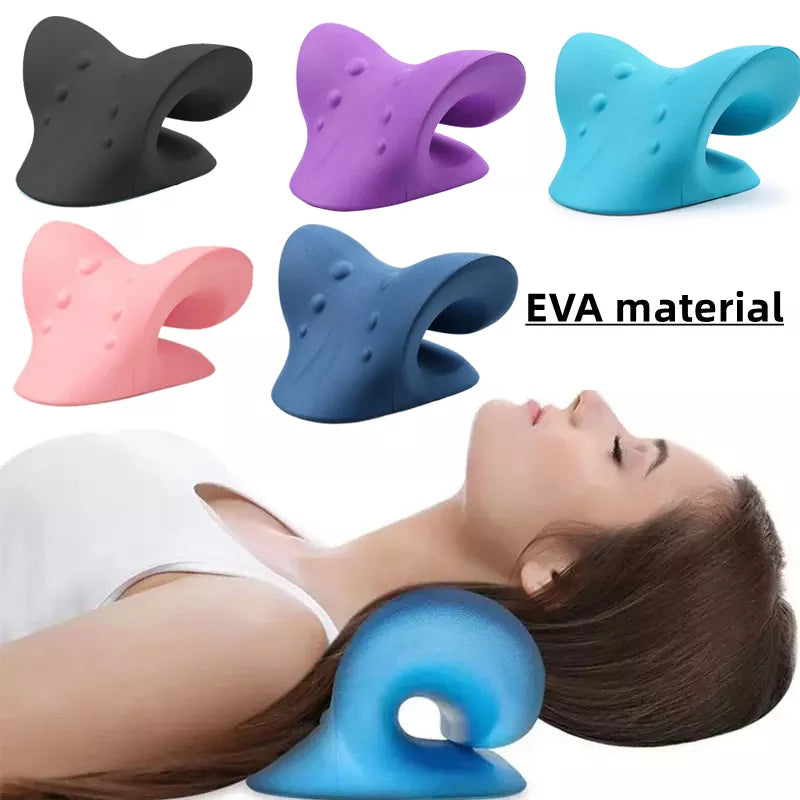 Cervical Traction Device Pillow for Pain Relief Cervical Spine Alignment