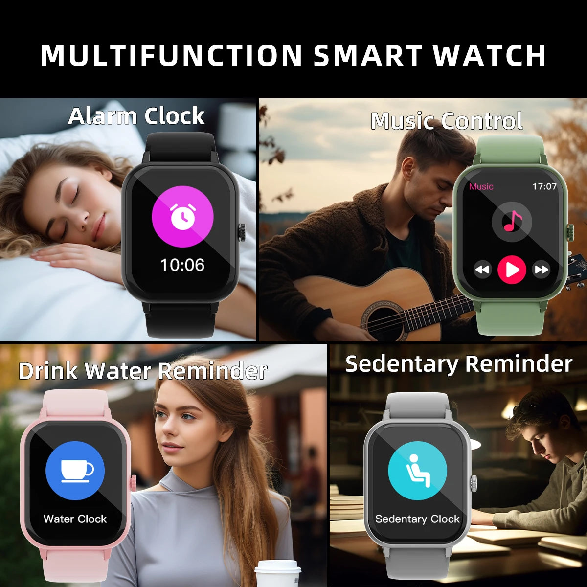 Bluetooth Call Smart Watch Sports Fitness Smartwatch