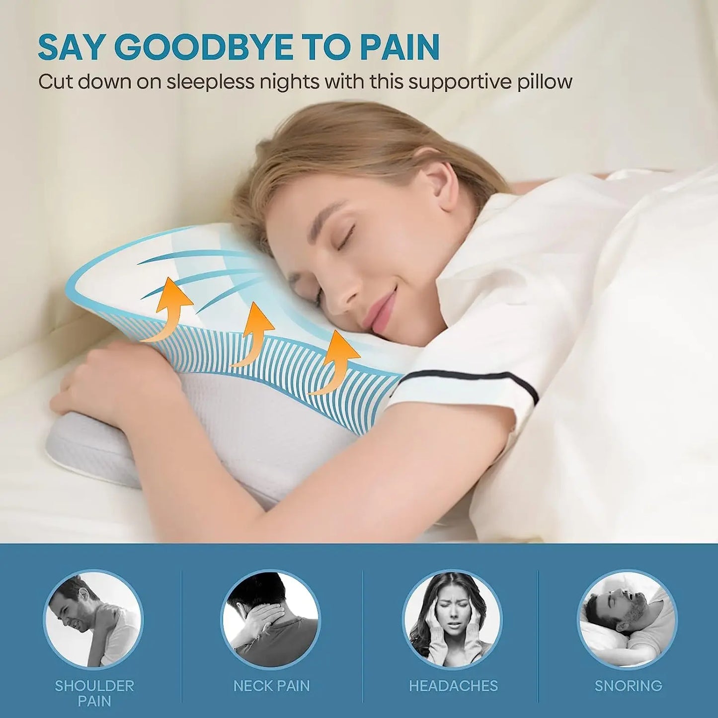 Orthopedic Cervical Neck Pillow