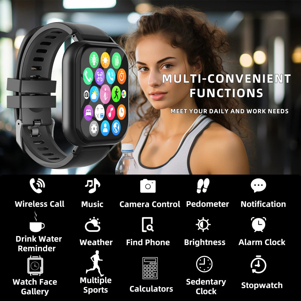 Bluetooth Call Smart Watch Sports Fitness Smartwatch